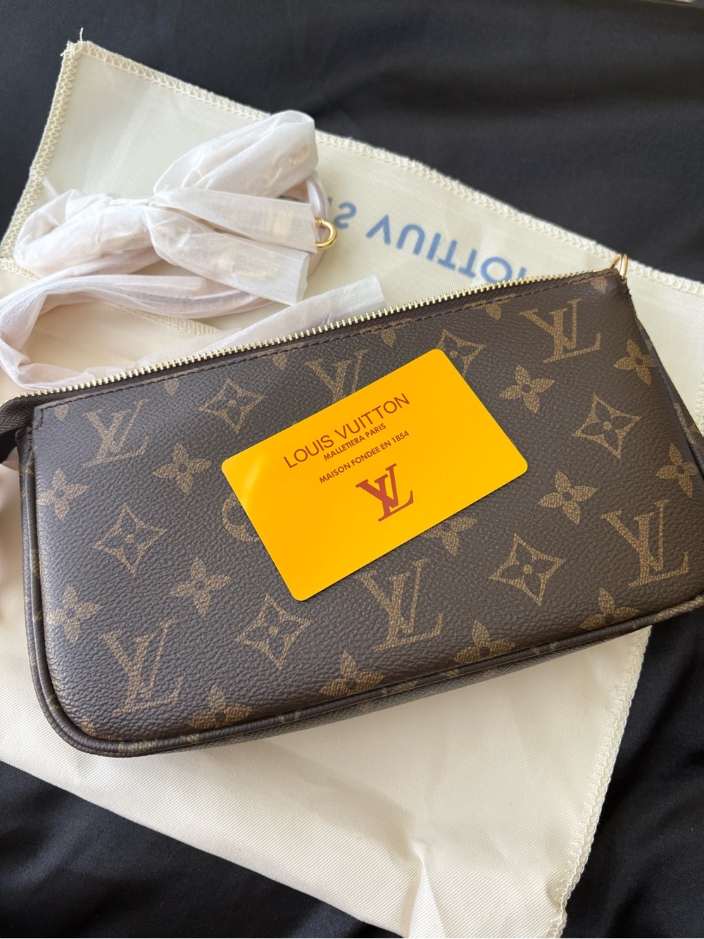 Louis Vuitton Brown Monogram Canvas Belt Bag Pochette